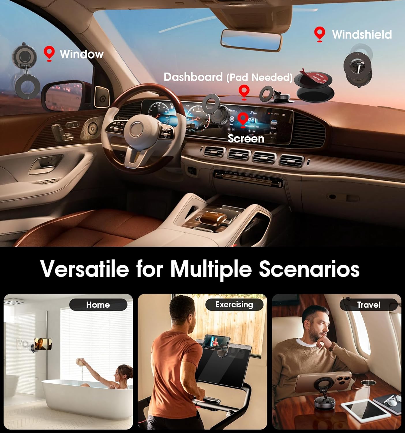 Magnetic Suction mobile holder