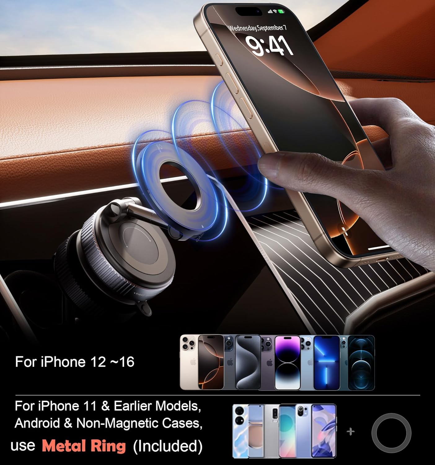 Magnetic Suction mobile holder