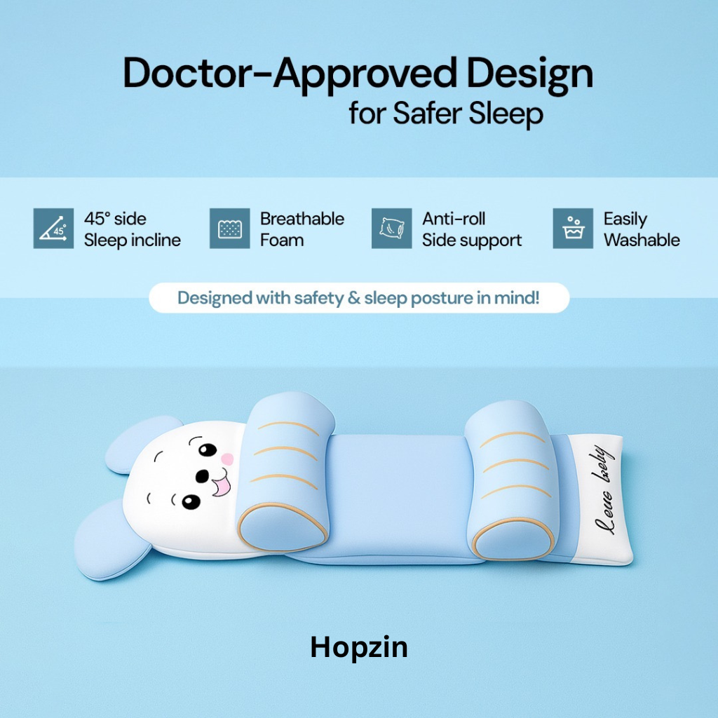 Hopzin Baby Shaping Head Support Pillow - Assorted Colour